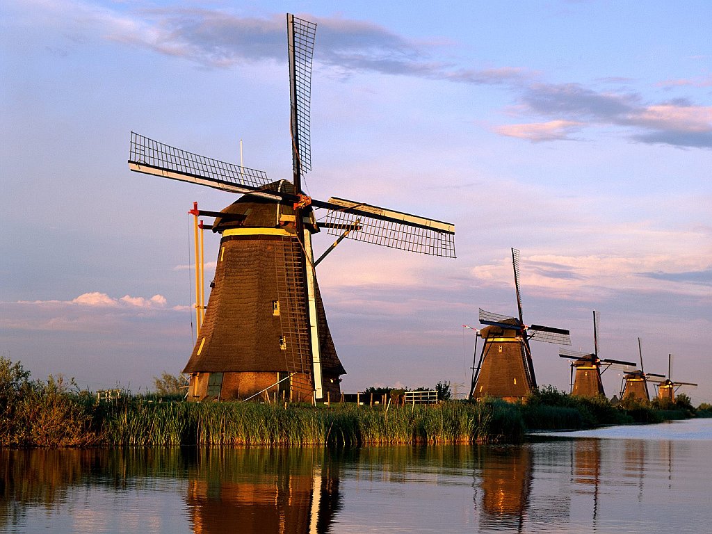 Windmills, Kinderdijk, Netherlands